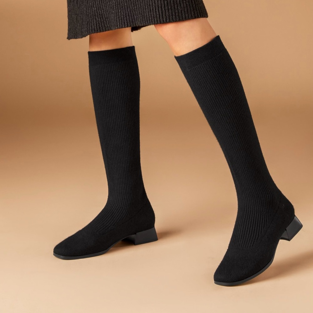 VIVAIA Knee-High Water Repellent Wool Boots 9.5